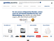 Tablet Screenshot of gembaaustria.at